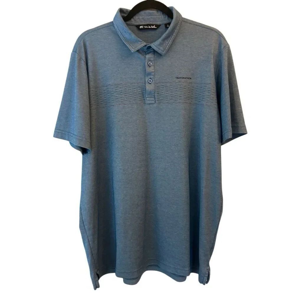 Travis Matthew Polo XL Pima Cotton Blend Golf Preppy Work Stretch
